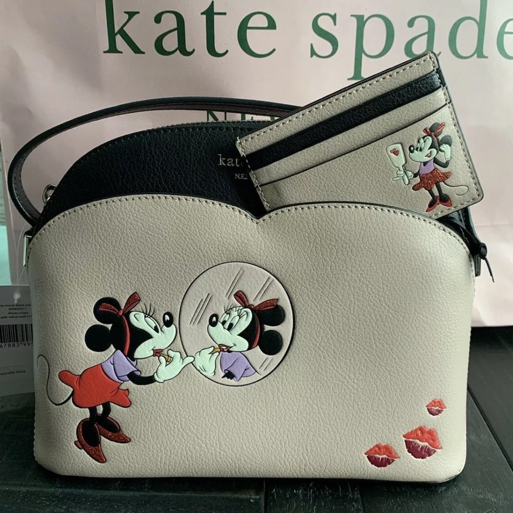 Kate spade Minnie Mouse dome crossbody card holder - Picture 3 of 8